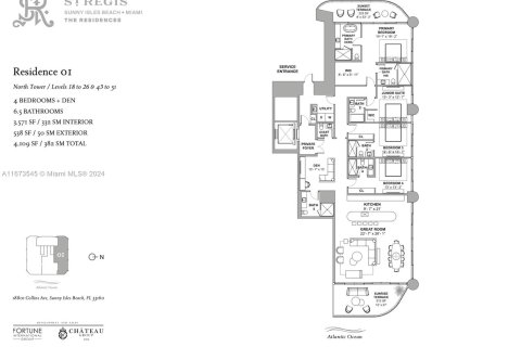 Condo in Sunny Isles Beach, Florida, 4 bedrooms  № 1412102 - photo 4