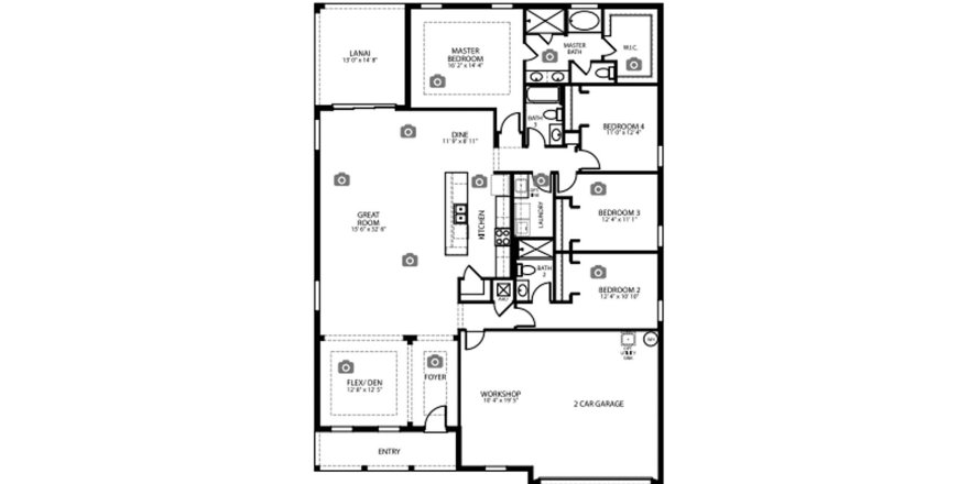 House floor plan «230SQM THE HARMONY», 4 bedrooms in SPRING HILL