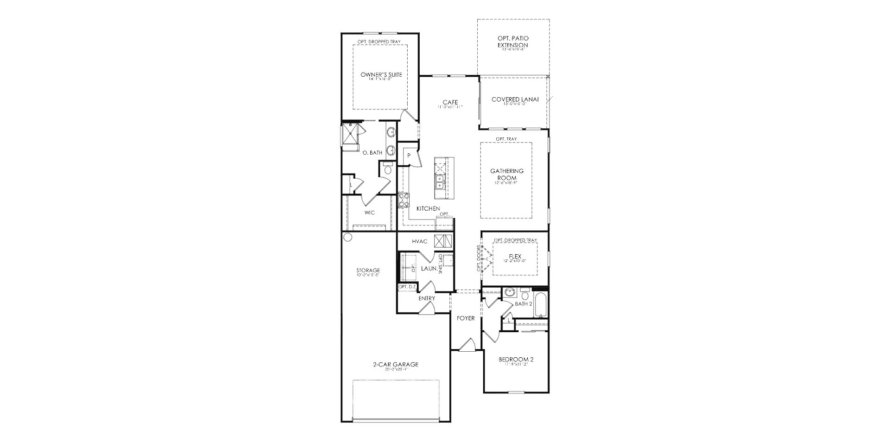 Floor plan «168SQM», 2 bedrooms in DEL WEBB ETOWN