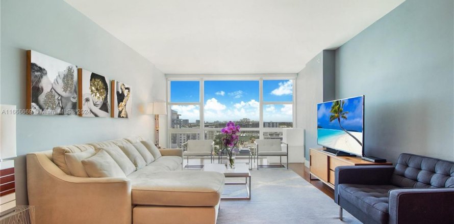 Condo in Miami Beach, Florida, 1 bedroom  № 1380499