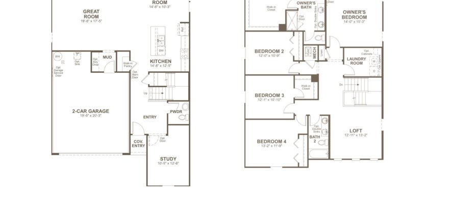 House floor plan «House », 4 bedrooms in Woodbridge