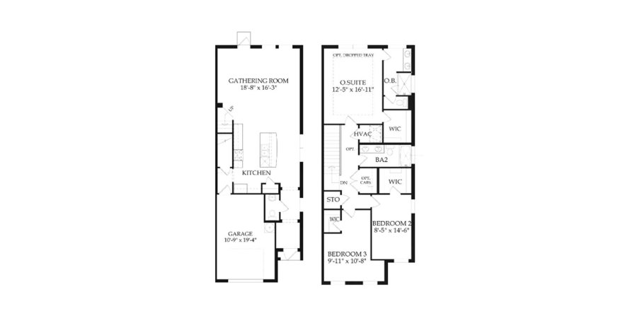 Floor plan «151SQM», 3 bedrooms in OAK TREE