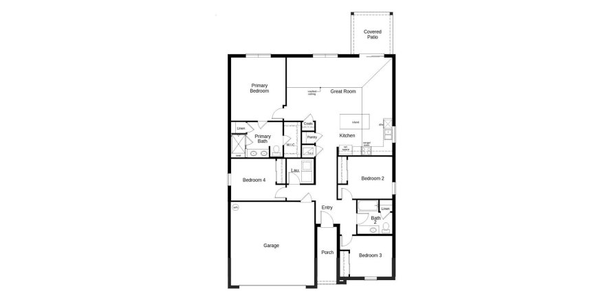 Townhouse floor plan «159SQM 122», 4 bedrooms in LEGENDS POINTE