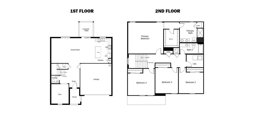 Townhouse floor plan «238SQM 150», 4 bedrooms in LEGENDS POINTE