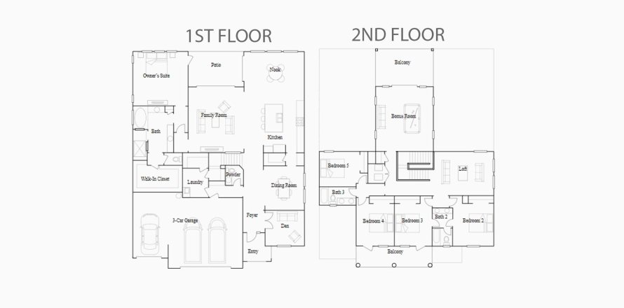 House floor plan «412SQM DAPHNE», 5 bedrooms in TARRAMOR