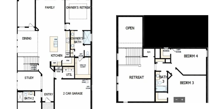House floor plan «House», 4 bedrooms in Oak Grove at Silverleaf 50’