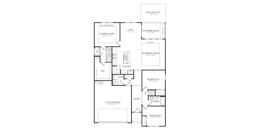 House floor plan «147SQM», 3 bedrooms in BRADLEY POND