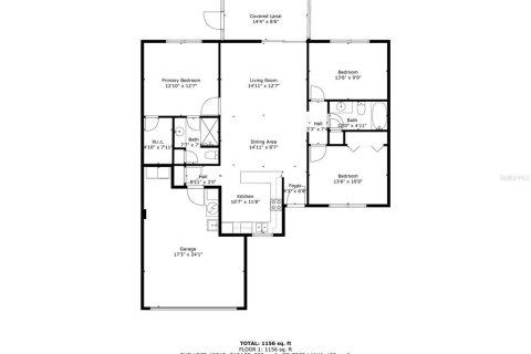 House in The Villages, Florida 2 bedrooms, 112.97 sq.m. № 1342907 - photo 24