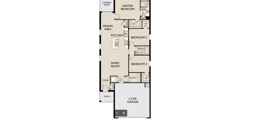 Casa en Clinton Corner by Starlight Homes en Dade City, Florida 3 dormitorios, 131 m2 № 414919