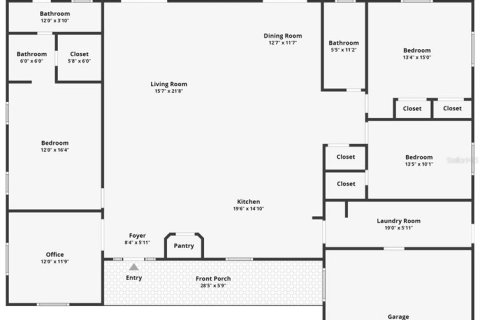 Купить виллу или дом в Орландо, Флорида 10 комнат, 174.47м2, № 1343100 - фото 8