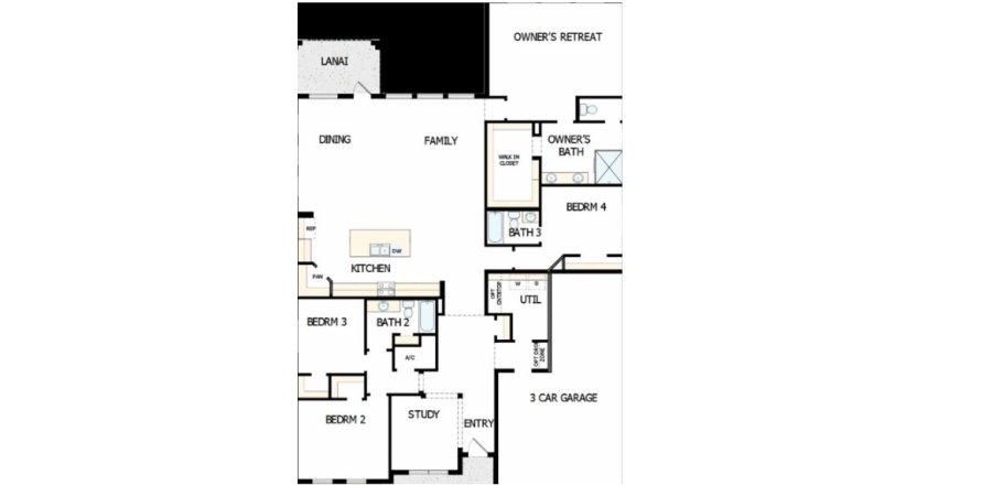 House floor plan «House», 4 bedrooms in Hamlin Landing