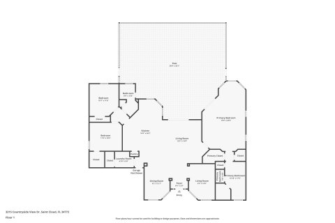 Купить виллу или дом в Сент-Клу, Флорида 8 комнат, 194.26м2, № 1392210 - фото 1