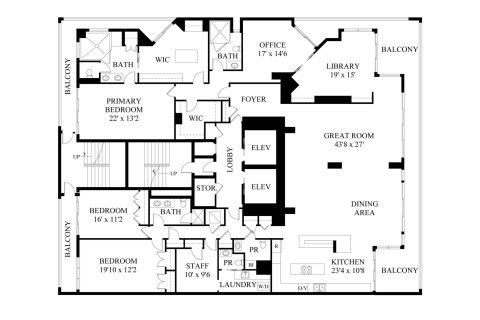 Copropriété à vendre à West Palm Beach, Floride: 3 chambres, 373.28 m2 № 805013 - photo 1