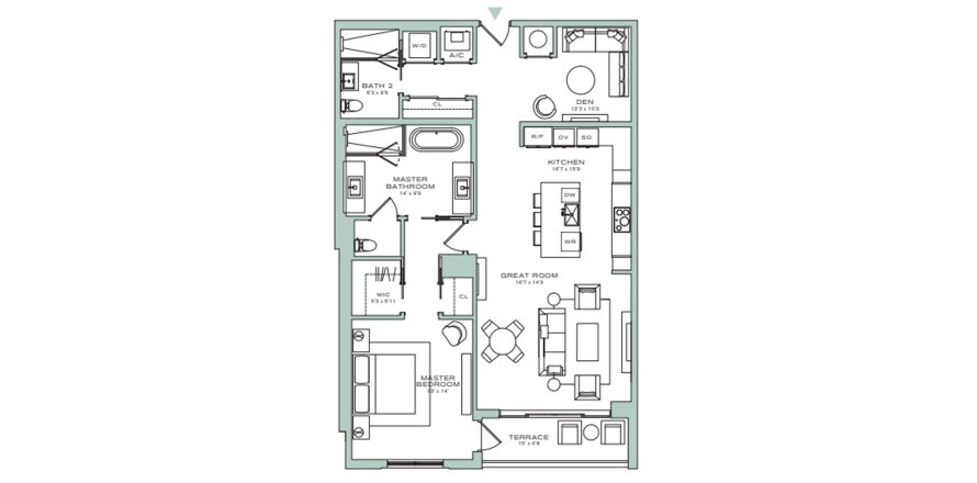 Apartment in ALINA RESIDENCES in Boca Raton, Florida 1 bedroom, 130 sq.m. № 26568