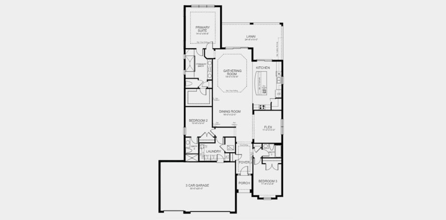 Townhouse floor plan «215SQM LAZIO», 3 bedrooms in ESPLANADE AT ARTISAN LAKES