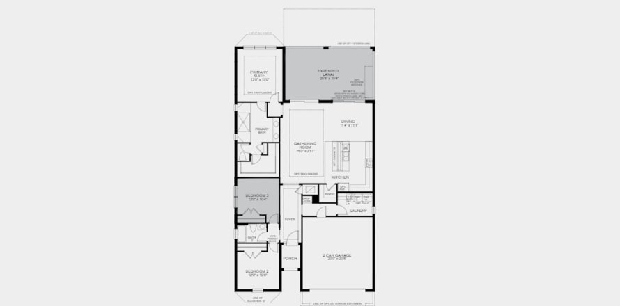 Townhouse floor plan «175SQM AZZURRO», 3 bedrooms in ESPLANADE AT ARTISAN LAKES