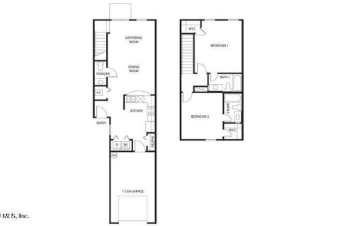 House in Jacksonville, Florida 2 bedrooms, 111.67 sq.m. № 868014 - photo 2