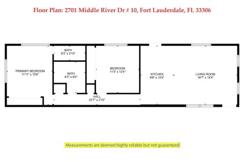 Copropriété à vendre à Fort Lauderdale, Floride: 2 chambres, 92.9 m2 № 1117940 - photo 6