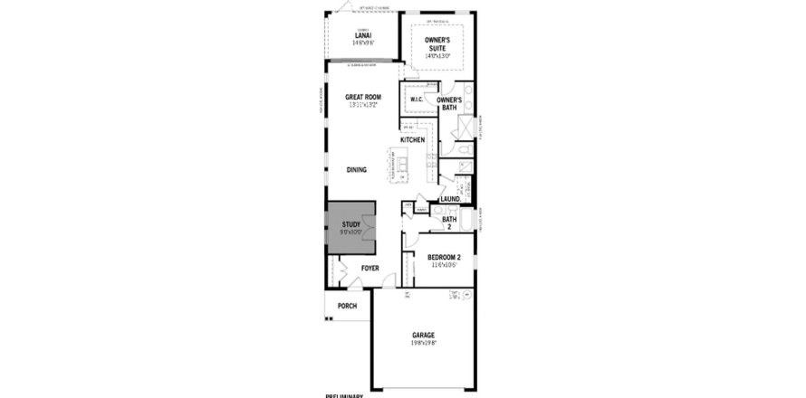 Townhouse floor plan «140SQM EGMONT», 2 bedrooms in SUNSTONE AT WELLEN PARK