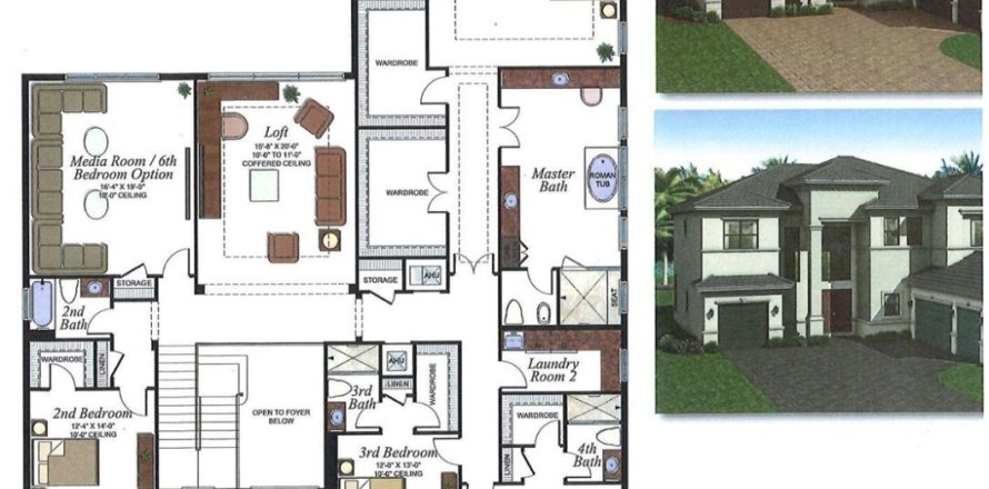 House in Boca Raton, Florida 5 bedrooms, 573.67 sq.m. № 1132920