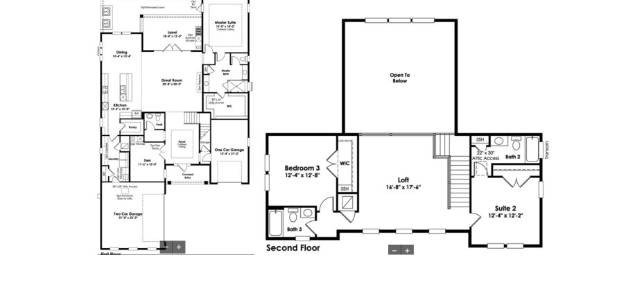 House floor plan «House», 3 bedrooms in NatureWalk at Watersound Origins