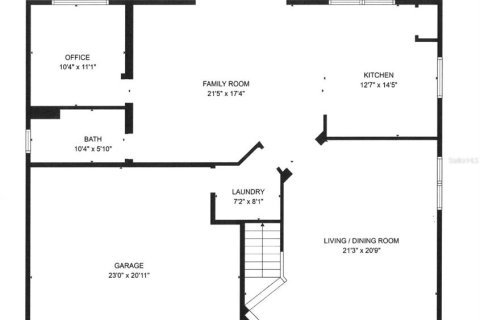 Купить виллу или дом в Деланд, Флорида 13 комнат, 236.44м2, № 1277500 - фото 15