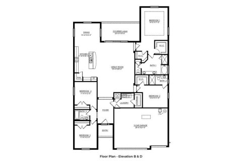 House in Land O' Lakes, Florida 4 bedrooms, 235.69 sq.m. № 1393934 - photo 13