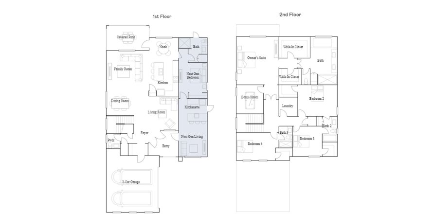 Townhouse floor plan «337SQM Santa Margarita», 4 bedrooms in MARBELLA
