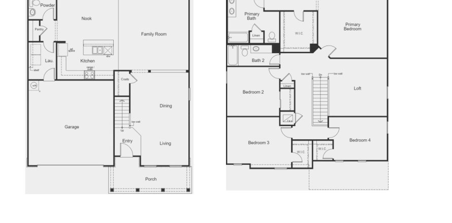 House floor plan «House», 4 bedrooms in Copper Ridge