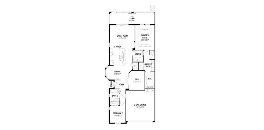 House floor plan «134SQM», 2 bedrooms in ARBORETUM