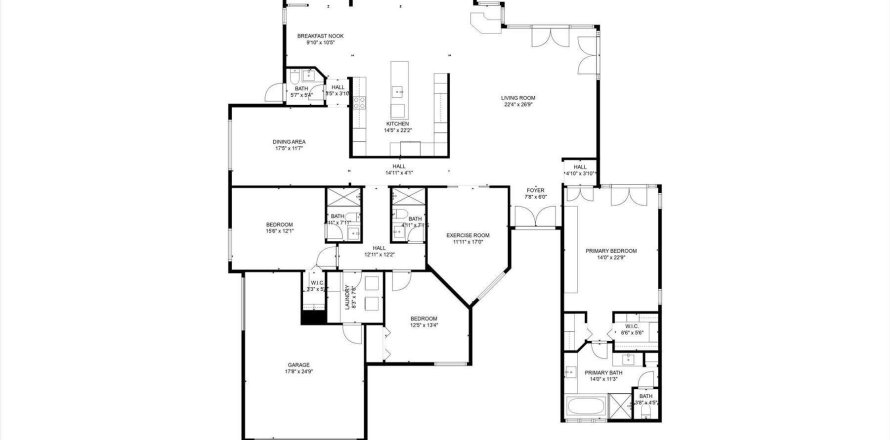 House in West Palm Beach, Florida 4 bedrooms, 294.69 sq.m. № 788059